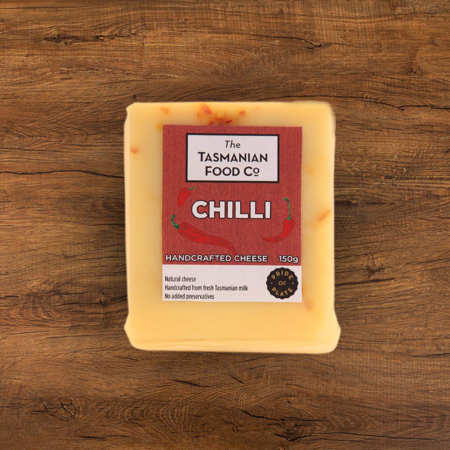 Olsens Corner, Australian & International Cheese - The Tasmanian Food Co. Chilli Cheddar