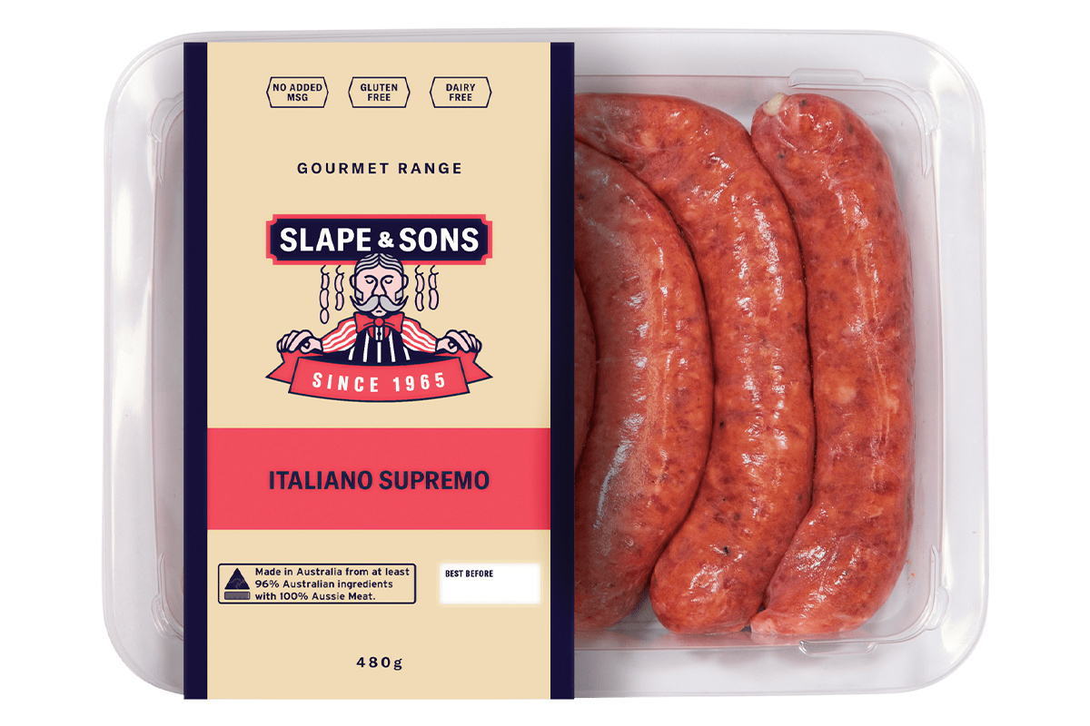 Olsens Corner, Slape & Sons Sausages - Italiano Supremo
